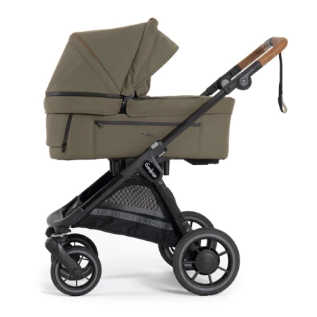 SENTO FLAT Outdoor Olive - Wózek głęboko spacerowy