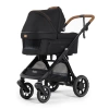 SENTO FLAT Outdoor Black - Wózek głęboko spacerowy