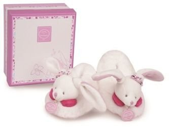 KAPCIE Z GRZECHOTKĄ - 6/12 MIESIĘCY. CERISE