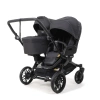Double Sento Urban Black - Wózek głęboko spacerowy (2xGondola+ i 2xSiedzisko Flat+)