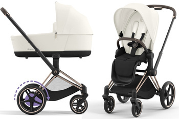 Wózek dziecięcy Cybex  E - PRIAM Off White