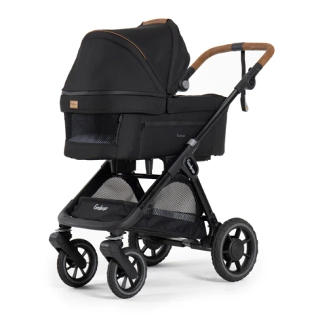 SENTO FLAT Outdoor Black - Wózek głęboko spacerowy