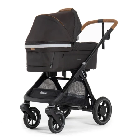 SENTO FLAT Outdoor Brown - Wózek głęboko spacerowy