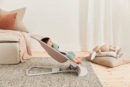 BABYBJORN - leżaczek BALANCE SOFT COTTON/JERSEY - Beż/Szary