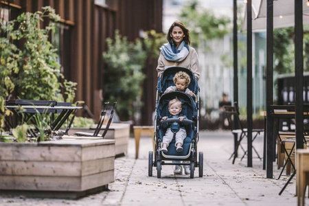 Wózek głęboko spacerowy Thule Sleek Grey Melange