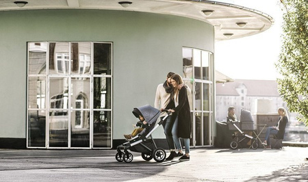 Wózek głęboko spacerowy Thule Sleek Navy Blue